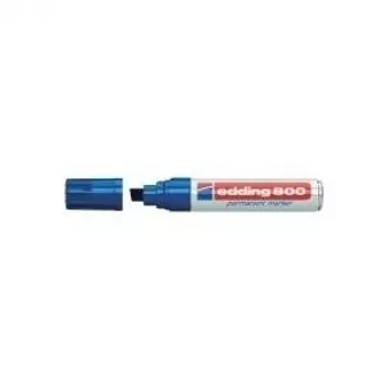 Marcador permanente Edding 800, azul, ponta de bisel 4–12 mm