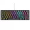 Teclado mecânico RAMPAGE PLOWER K60 com Blue-Switches e retroiluminação RGB
