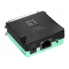 Servidor de impressão paralelo LevelOne, preto, verde, atividade, link, energia, estado, Taiwan, Ethernet LAN, IEEE 802.3, IEEE 802.3u, 10,100 Mbit/s