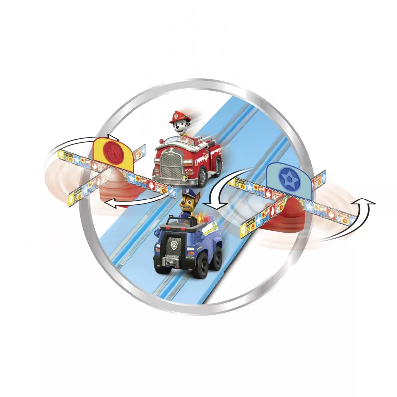 Pistas de brinquedo CARRERA FIRST Paw Patrol On the Track Modelo 20063056 — conjunto de slotcars para crianças