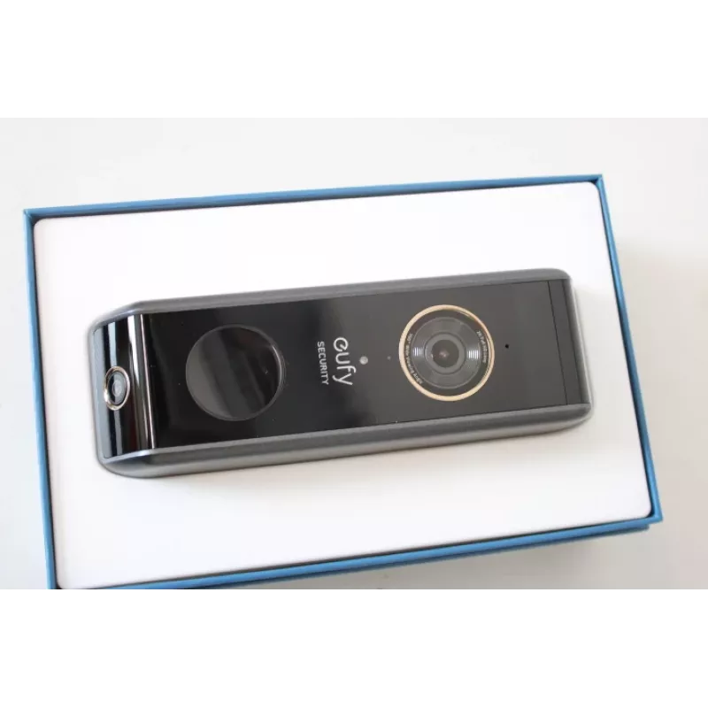 Videoporteiro Eufy Doorbell 2 Pro – modelo T8213G11SO, preto, recondicionado (riscos na parte superior)