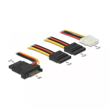 Cabo de alimentação interno DeLOCK 60171 0,2 m SATA 15 pinos conector macho