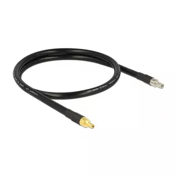 Cabo coaxial DeLOCK 1 m SMA/SMA CFD400 LLC400 preto