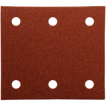 Makita - Lixa - para madeira, metal, aço, madeira lacada - 10 peças - retangular - Grão: P100 - 102 mm x 114 mm (P-33118)