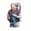 Mochila de transporte de bebé Deuter Kid Comfort Pro, azul, poliamida, máx. 22 kg, proteção solar, bolso lateral