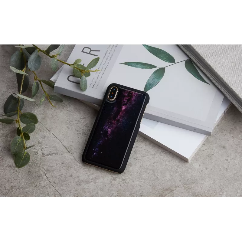 iKins Milky Way capa para iPhone XS/X, preta, K1696J