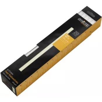 Steinel Fast barras de cola quente, 11 mm, 20 peças, transparente