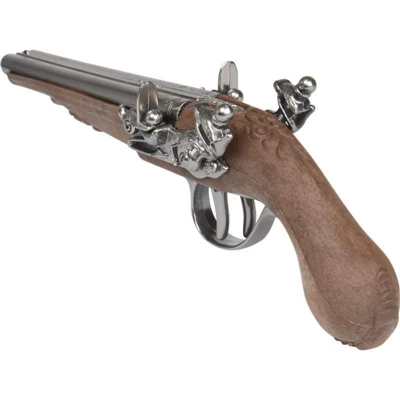 Pistola de pirata de metal brinquedo Pulio modelo 15541/0 com design realista