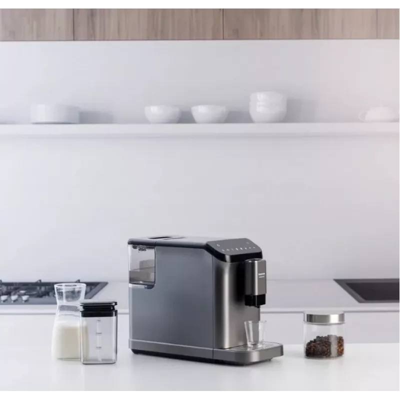 Máquina de café expresso Taurus Accento Latte automática, moinho integrado, depósito de água de 1,5 L, entrada de grãos de café