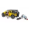 Brinquedo Jeep BRUDER 02543 para tema de BTT e ciclismo, ABS, multicolorido, a partir de 4 anos