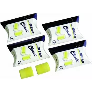 Protetores auriculares reutilizáveis Cimco 140279 amarelos
