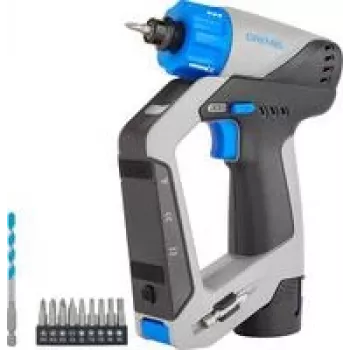 Aparafusadora a bateria Dremel DD12V-S1 12V 2Ah, aparafusadora manual compacta recarregável