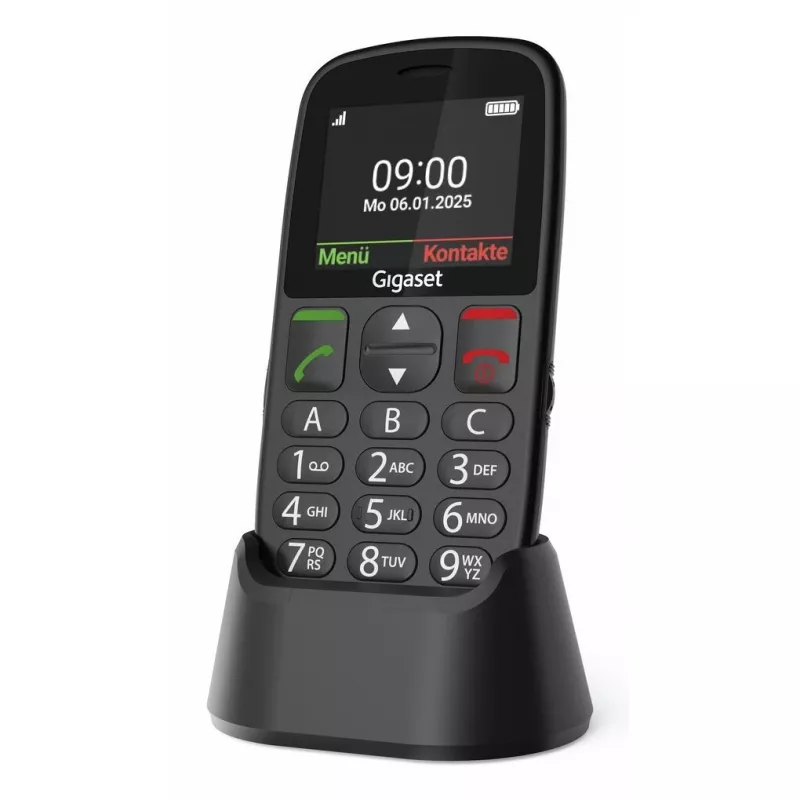 Gigaset GL395 telemóvel, preto