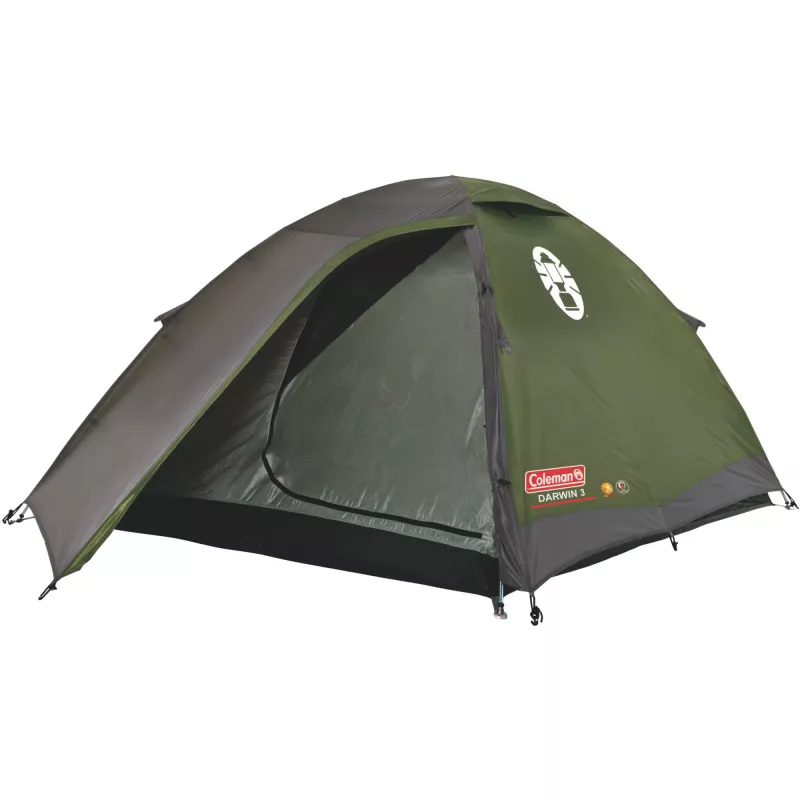 Tenda de cúpula Coleman Darwin 3 3 pessoas Verde Varetas rígidas
