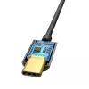Adaptador de cabo Baseus CATL54-01 Type-C para 3,5 mm, preto