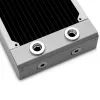 Radiador EK Water Blocks latão cobre aço inoxidável branco 130x300x44mm