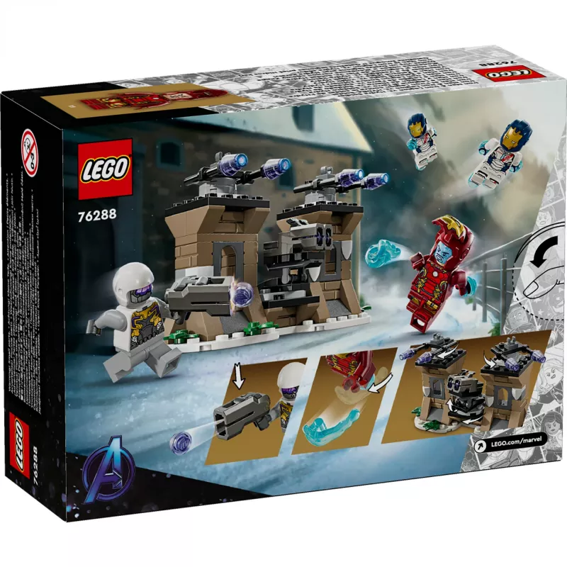 Conjunto de construção LEGO 76288 Marvel Super Heroes Iron Man Iron Legion com minifigura de soldado HYDRA, modelo de construção
