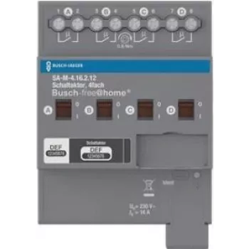 BUSCH-JAEGER SA-M-4.16.2.12 Atuador de comutação 4 vias 16A REG (2CDG510025R0021)