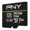 Cartão de memória microSDXC Elite Prime 128GB + adaptador SD + leitor de cartões USB-A