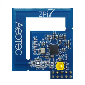 Interface USB Z-Wave Plus AEOTEC Z-Pi 7 (AEOEZWA025) — controlador Z-Wave para integração com Raspberry Pi