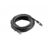 Cabo de rede Lanberg Cat6 RJ-45 para RJ-45 PCF6-10CC-0500-BK, 5 m, F/UTP, 250 MHz, preto