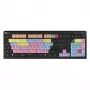 Logickeyboard ASTRA 2 USB AZERTY inglês preto teclado tamanho completo