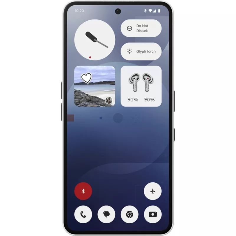 Nothing Phone (3a) 17,2 cm (6,77 polegadas) Dual SIM Android 15 5G USB Type-C 12 GB 256 GB 5000 mAh branco