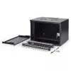 DIGITUS SOHO Pro DN-49203-SET 19" 7U conjunto de rede para montagem na parede com acessórios, 540 x 400 mm, preto