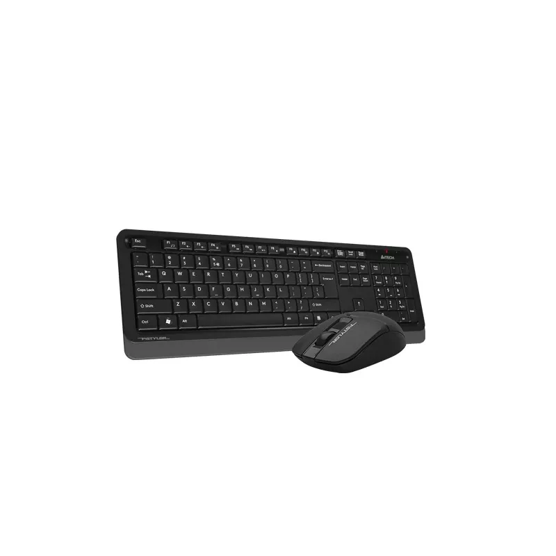 Conjunto de teclado e rato sem fios A4Tech Fstyler FG1012, preto