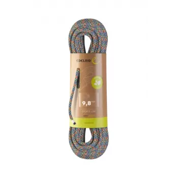 Corda de escalada EDELRID Se Puffin 9,8 mm, 70 m, corda simples dinâmica, várias cores