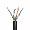 Alantec KIU5OUTS305Q Cabo de rede Preto 305 m Cat5e U/UTP (UTP) (KIU5OUTS305Q)