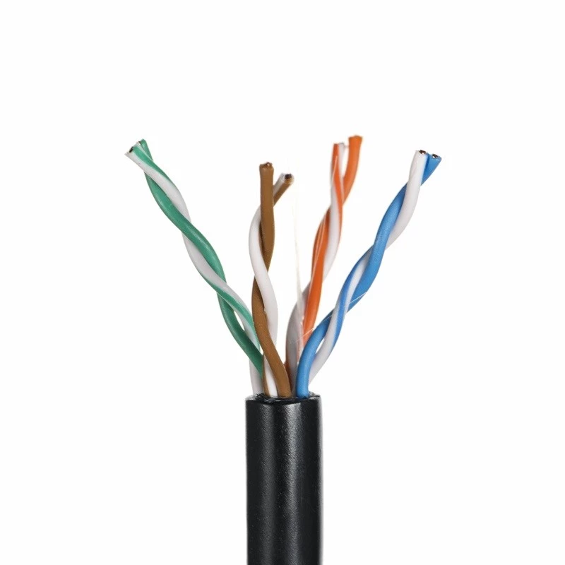Alantec KIU5OUTS305Q Cabo de rede Preto 305 m Cat5e U/UTP (UTP) (KIU5OUTS305Q)