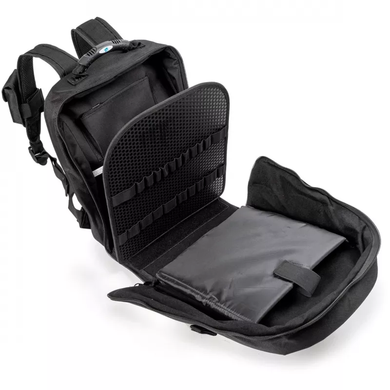 Bolsa de ferramentas b&w international move preta poliéster — 430×230×350 mm, resistente a salpicos