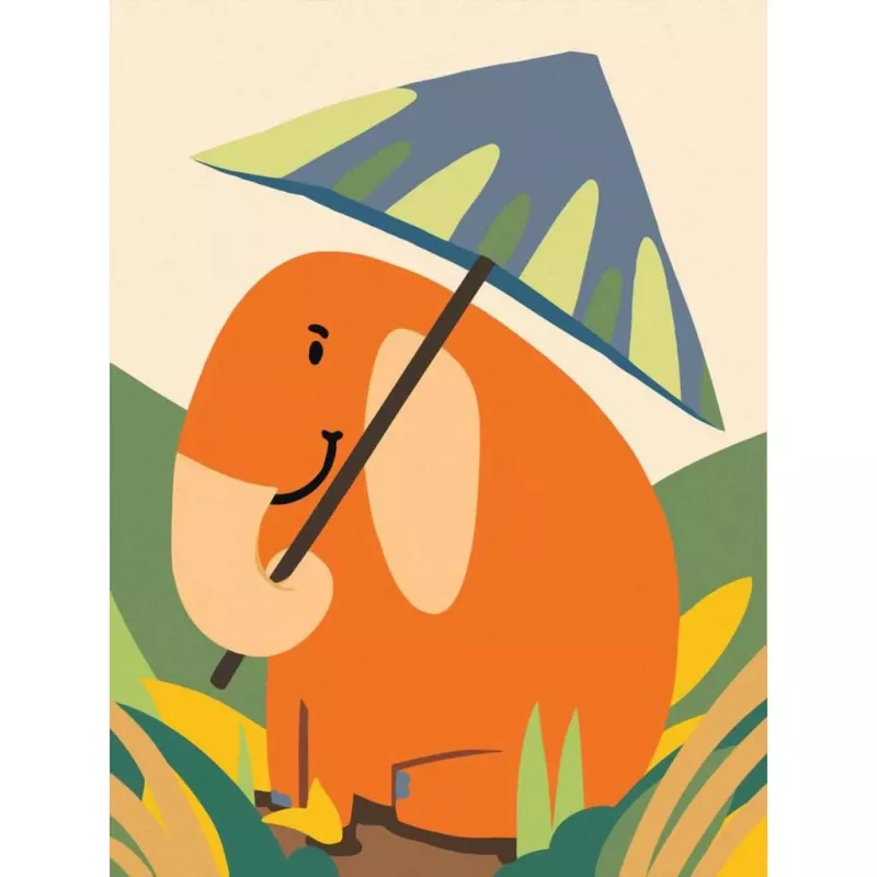 Conjunto de pintura Ravensburger CreArt Hello Baby Safari — conjunto de pintura para principiantes para bebés e crianças pequenas