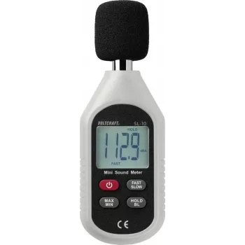 VOLTCRAFT medidor de nível sonoro SL-10 30 - 130 dB 31,5 Hz - 8 kHz (VC-8314250)