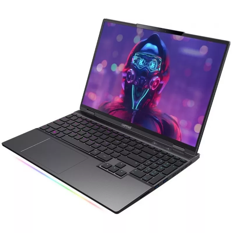 Captiva Advanced Gaming I86-221 86221 Portátil de gaming 38,9 cm (15,3 polegadas) 2560x1600 - Intel Core i7-13620H - 1TB SSD - GeForce RTX 4050 - HDMI/USB-C - Windows 11 Home - Preto (86221)