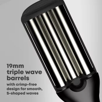 Modelador de caracóis e ferro de alisar Revamp Wave Define Styler WV-1750-EU 2-em-1