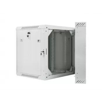 ARMÁRIO RACK DE PAREDE EM DUAS PARTES 19 polegadas 12U 600X600 CINZENTO LANBERG (EMBALAGEM PLANA)