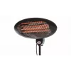 Aquecedor elétrico Sunred SMQ2000A para interior e exterior preto 2000 W aquecedor elétrico de quartzo