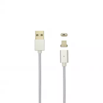 Sbox USB magnético->Micro USB M/M 1m