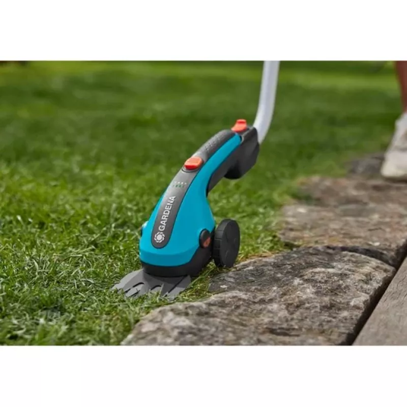 Tesoura de relva a bateria Gardena 9886-20 8 cm 3,6 V iões de lítio turquesa