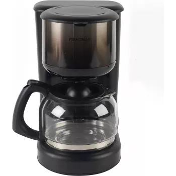 Máquina de café Progress 1,25L EK4068PBLK-VDE