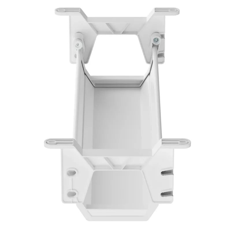 Organizador de cabos/tomadas sob a secretária Maclean, carga máx. 5 kg, branco, MC-106 W