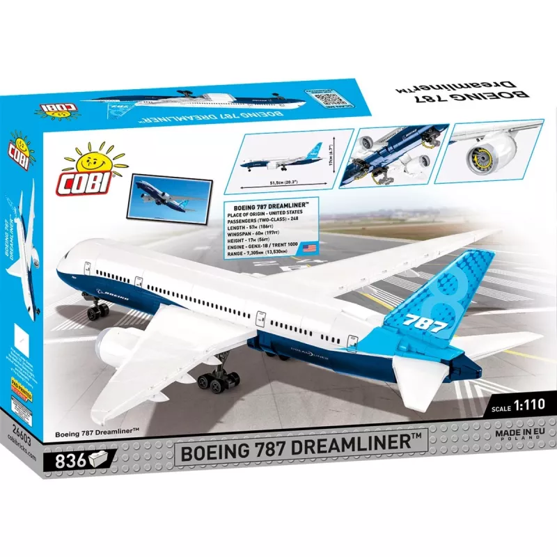 Blocos de construção COBI Boeing 787-8™ DREAMLINER™ avião