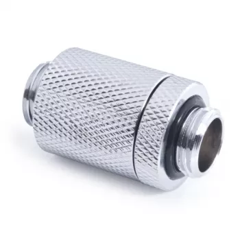 Alphacool ES D-Plug 25,5 mm de G1/4 macho para G1/4 macho, cromado