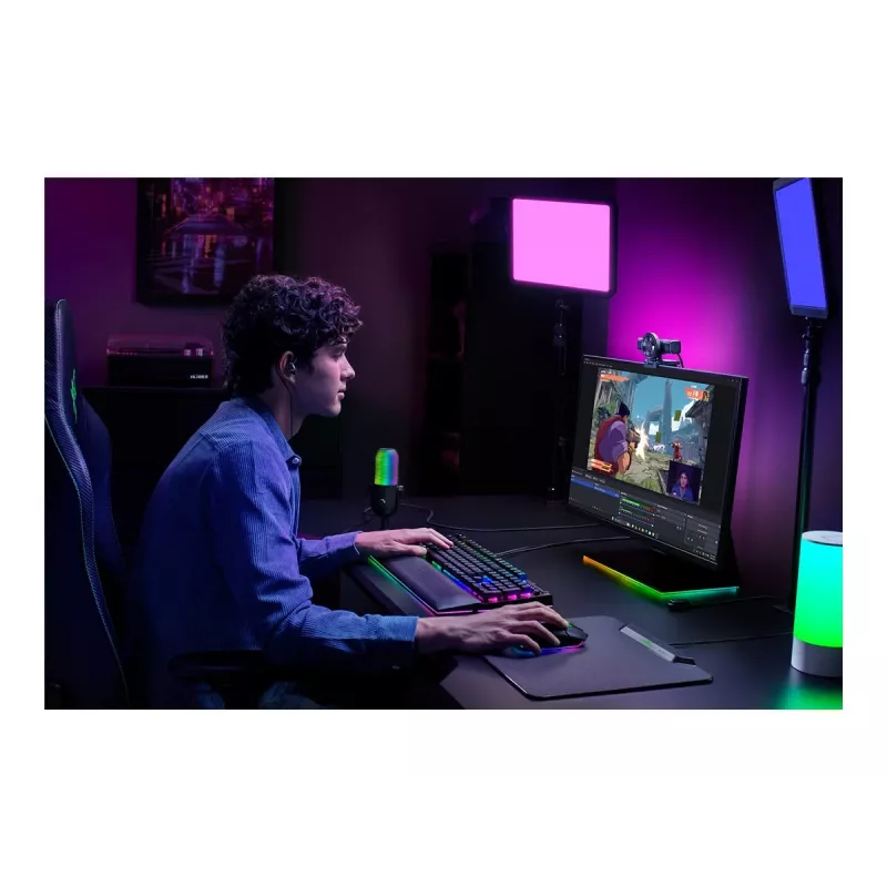 Razer | Webcam | Kiyo V2 | MJPEG até 4K 30 FPS, 1080p 60 FPS, YUY2 até 4K 15 FPS, 1080p 60 FPS, NV12 até 4K 20 FPS, 1080p 60 FPS