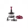 Picadora de alimentos manual JATA HMAQ4505 preto bordô