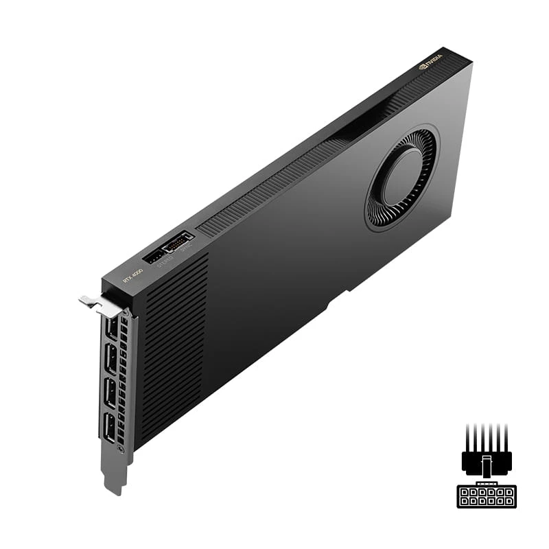 NVIDIA RTX 4000 ADA - Placa gráfica - RTX 4000 Ada - 20 GB GDDR6 - PCIe 4.0 x16 - 4 x DisplayPort (900-5G190-2270-000)