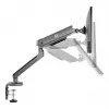Suporte para monitor gaming NanoRS 17-32 com iluminação LED RGB suporte de mesa altura ajustável giratório inclinável máx. 9 kg VESA 75x75 / 100x100