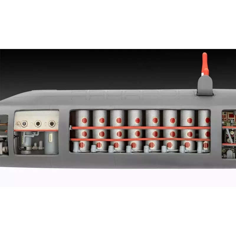 Maquete de navio em plástico REVELL S.S.B. Abraham Lincoln escala 1/253 kit